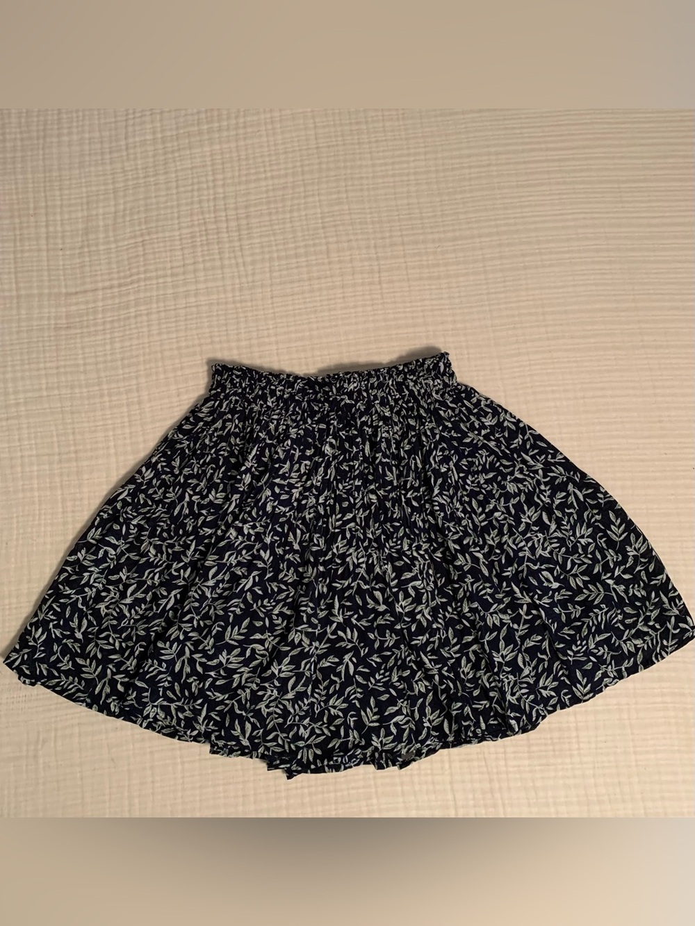 Flower print skort